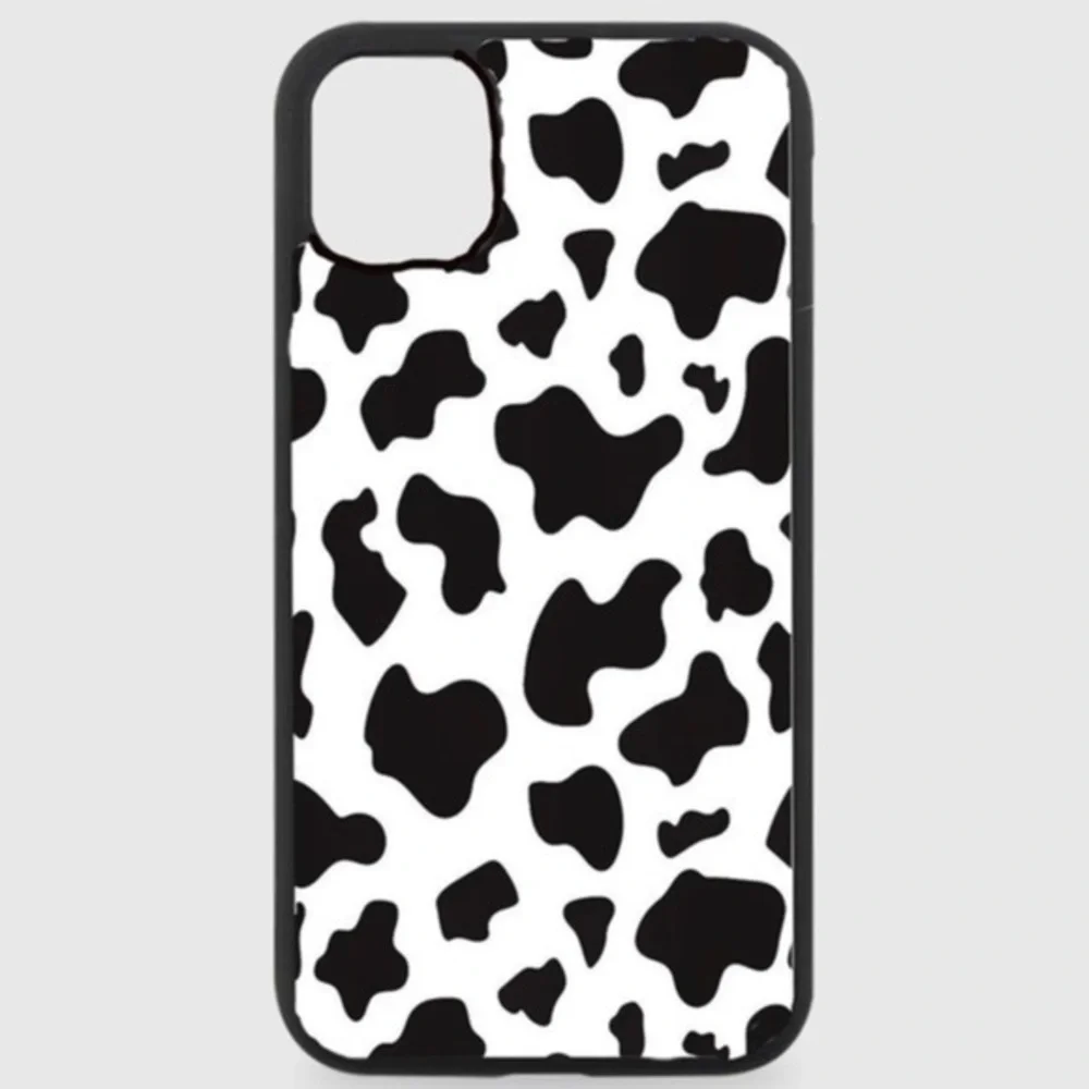 Cow print phone case